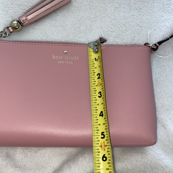 Kate Spade dusty rose crossbody bag with tassel - Picture 5 of 12
